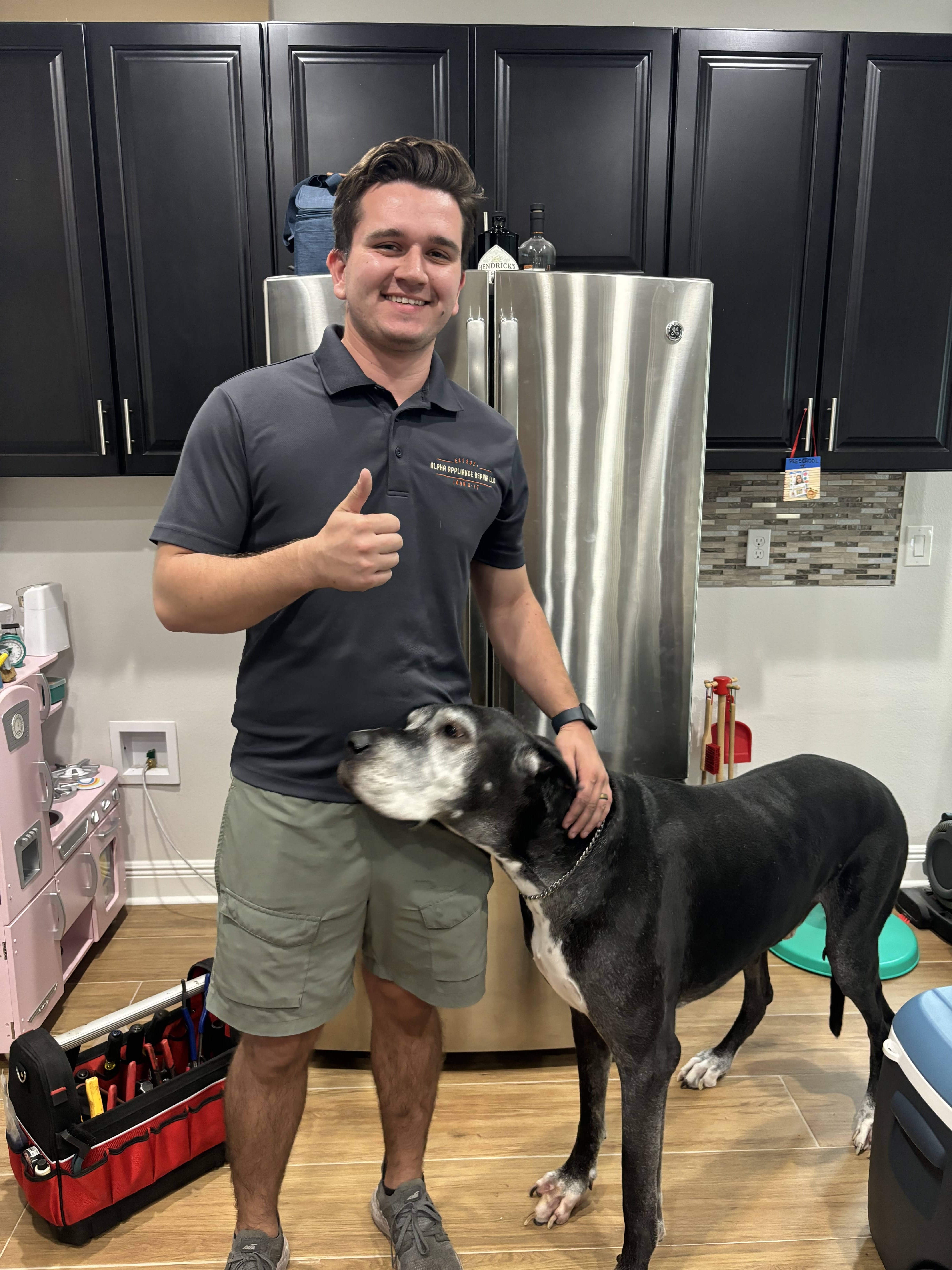 Vic, the owner of Alpha Appliance Repair