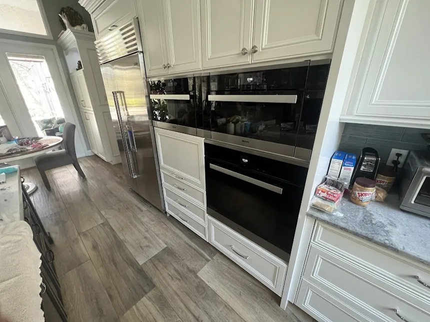 Microwave and oven