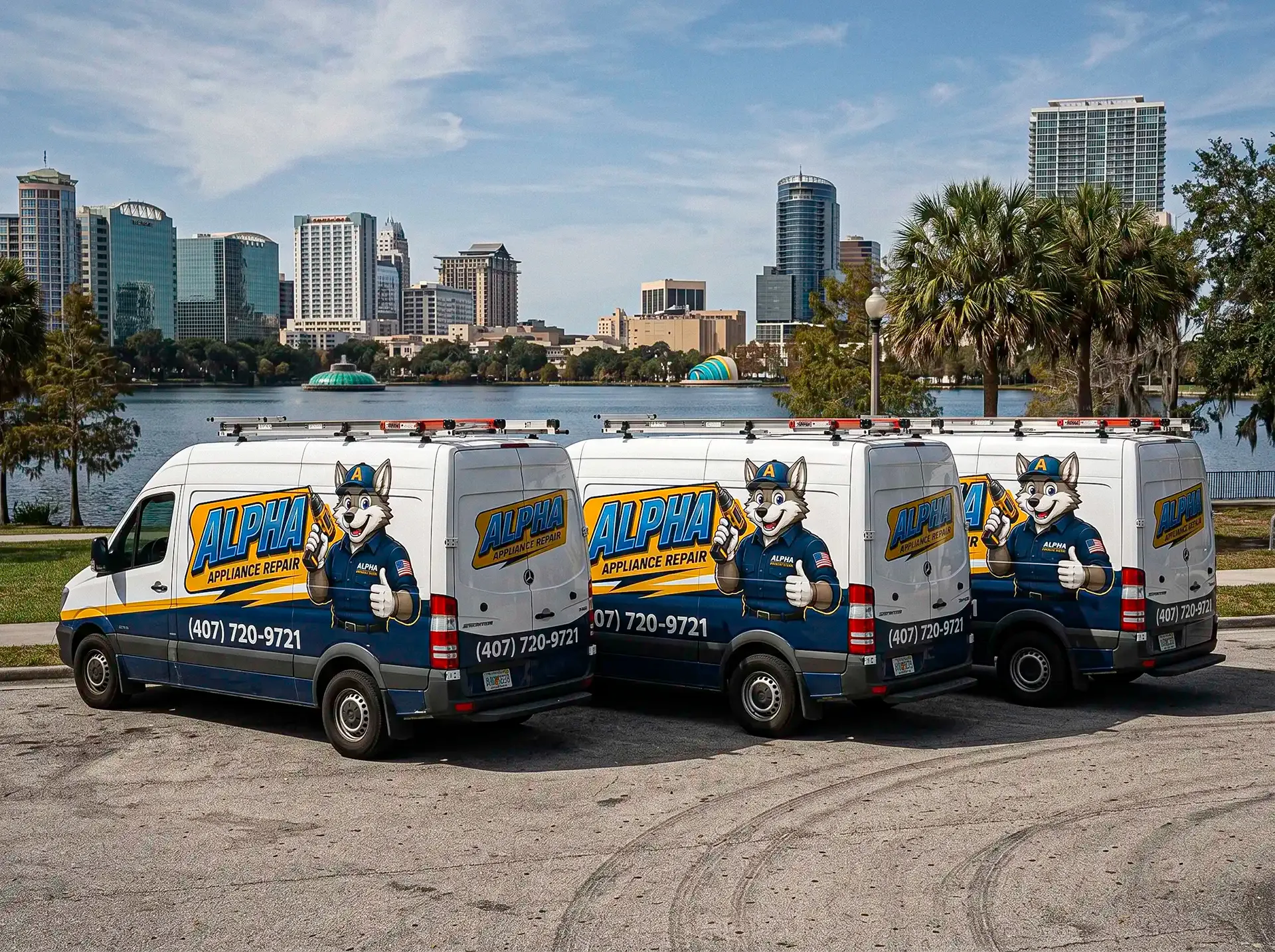 Alpha Appliance Repairs fleet