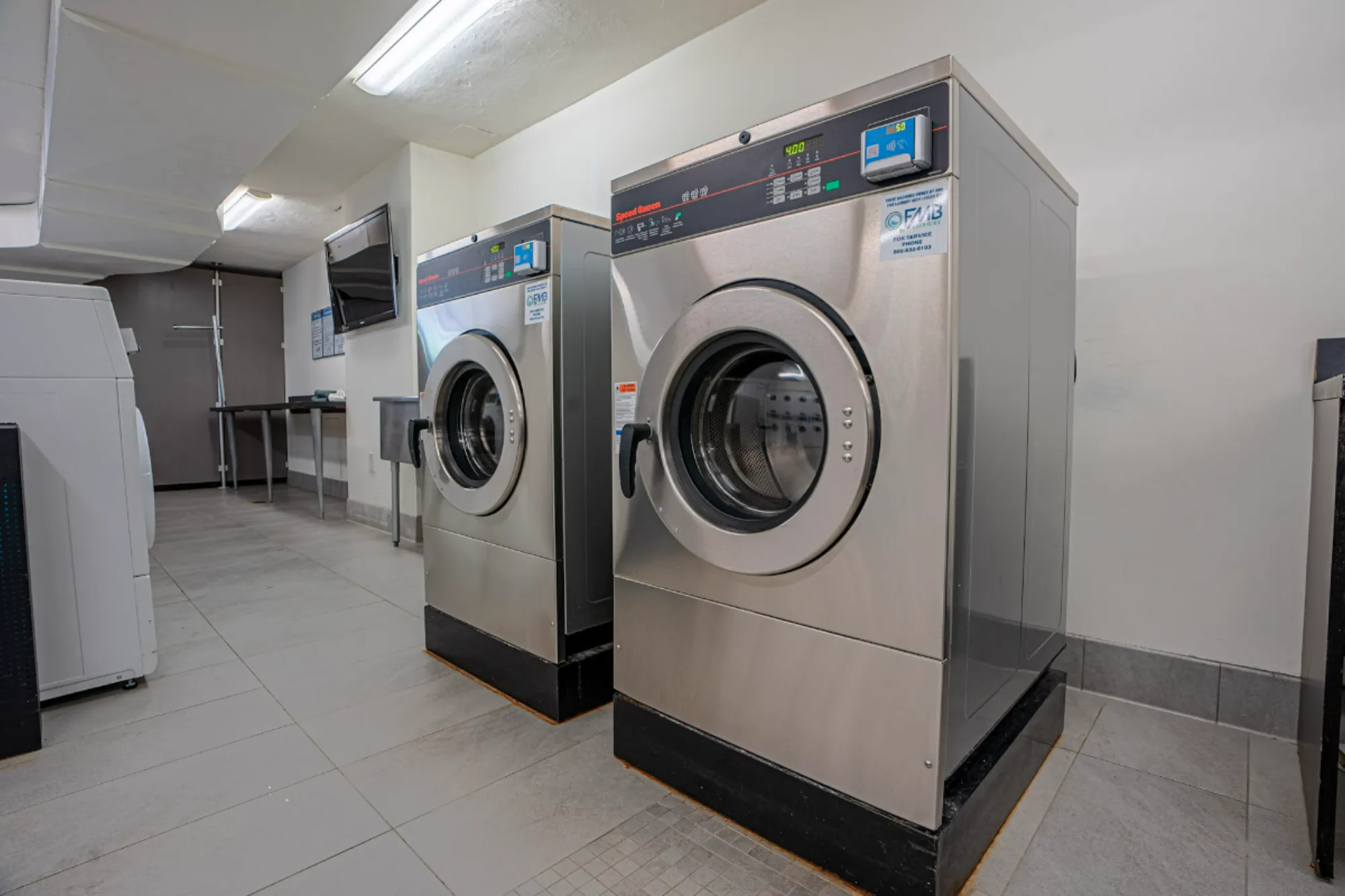 Commercial Dryer in laundromat