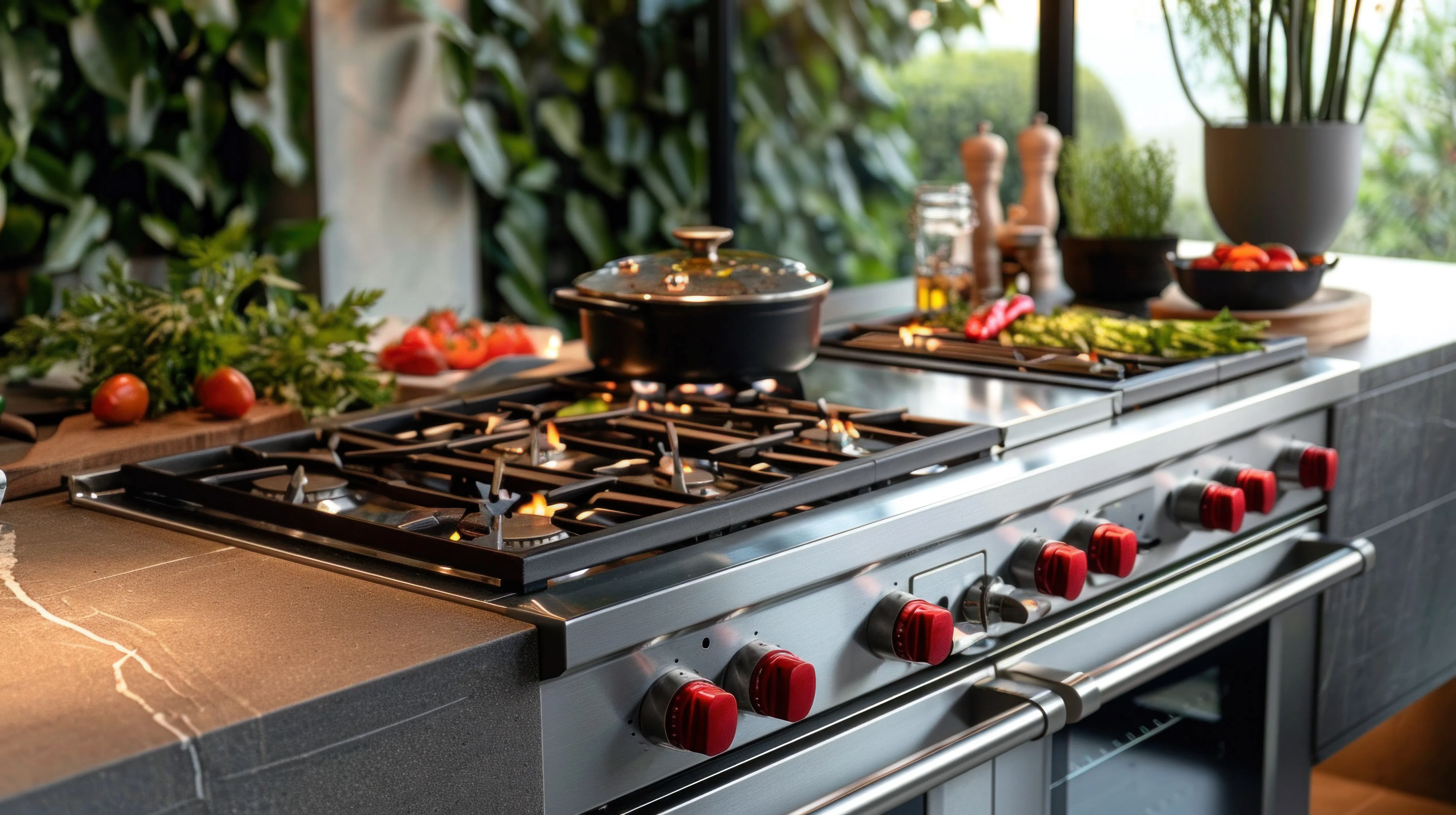 Gas cooktop
